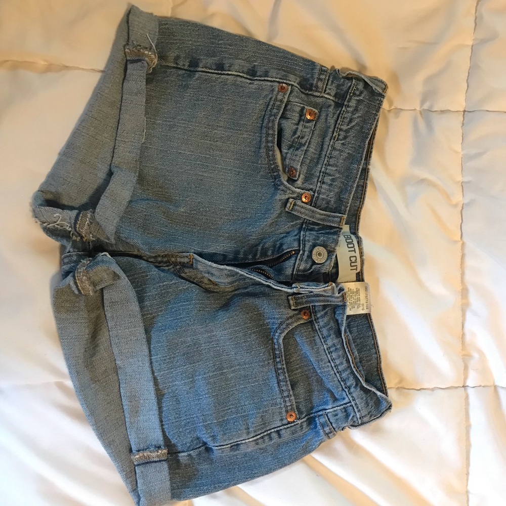 Denim Levi shorts